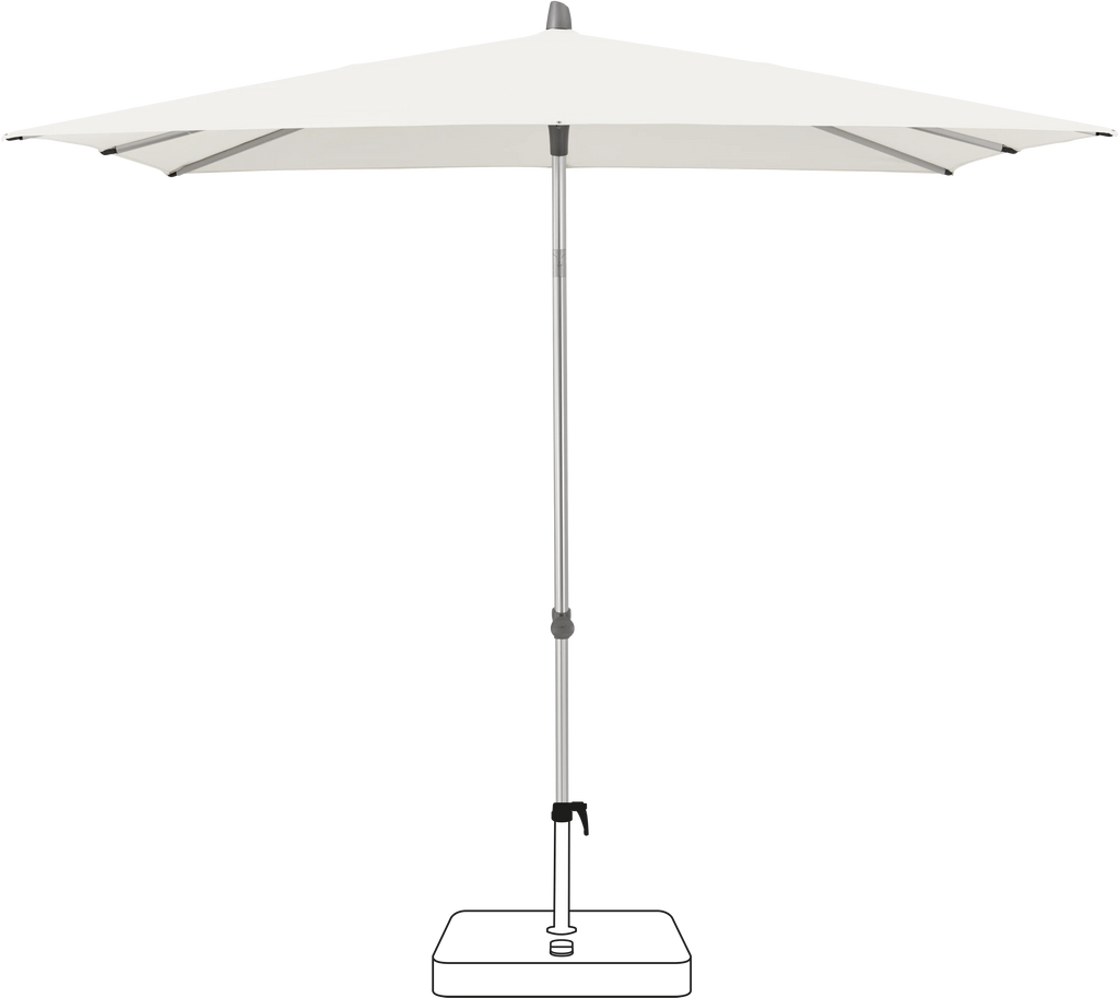Glatz Smart Parasol 200 x 200 cm Anodised