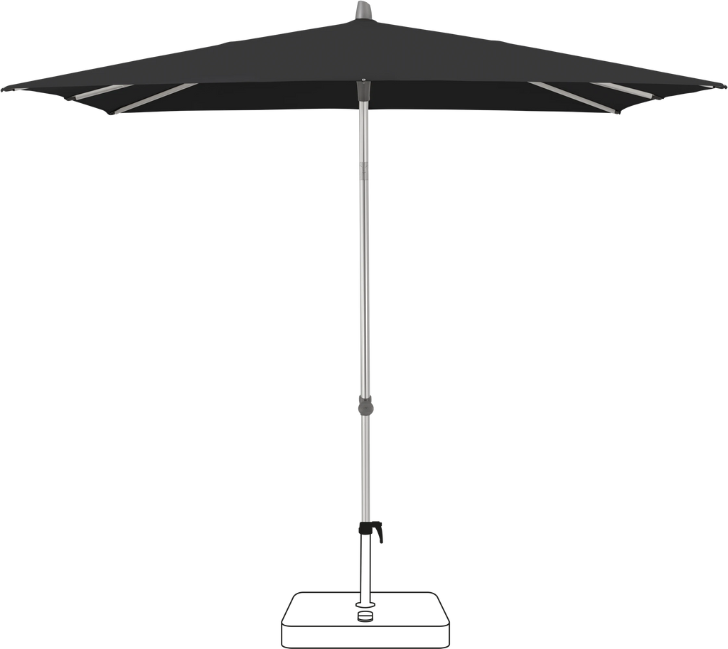 Glatz Smart Parasol 200 x 200 cm Anodised