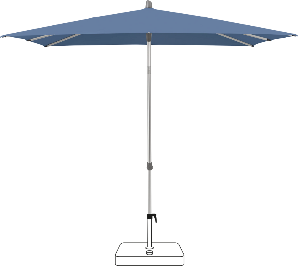 Glatz Smart Parasol 200 x 200 cm Anodised