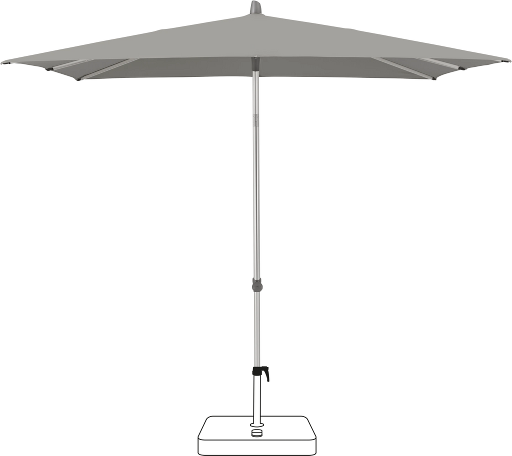 Glatz Smart Parasol 200 x 200 cm Anodised