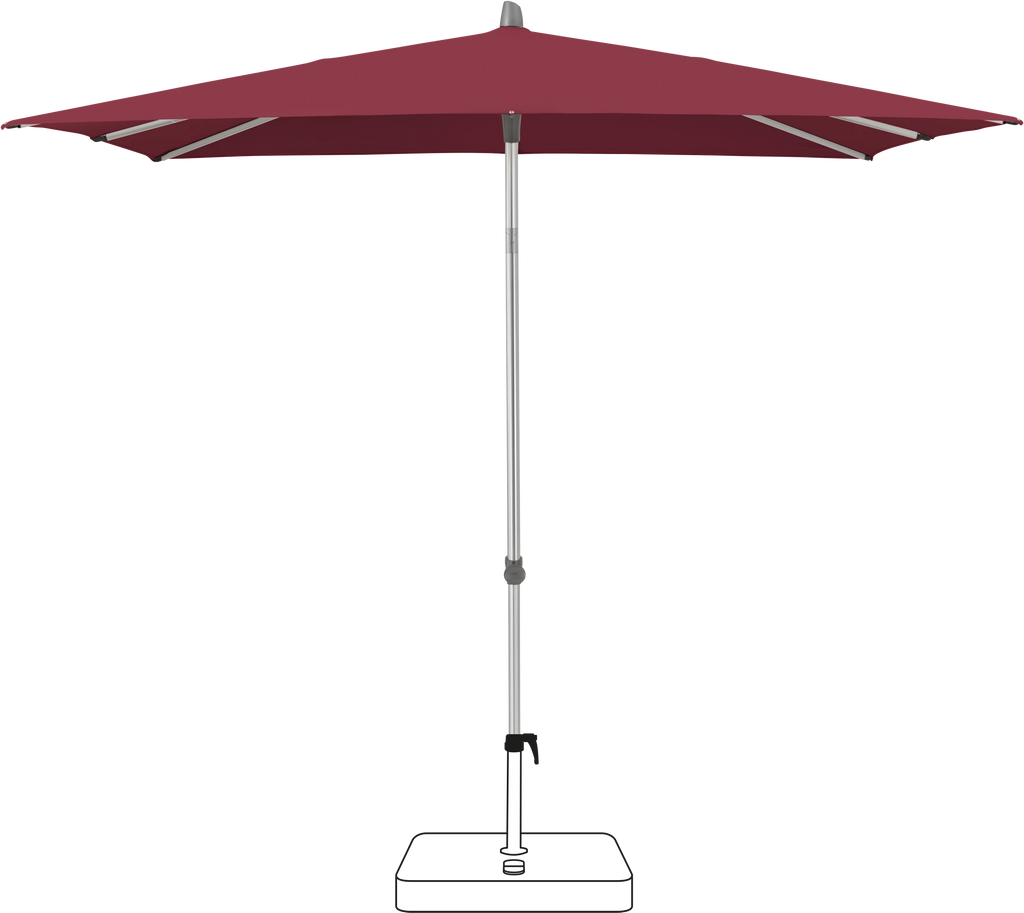 Glatz Smart Parasol 200 x 200 cm Anodised
