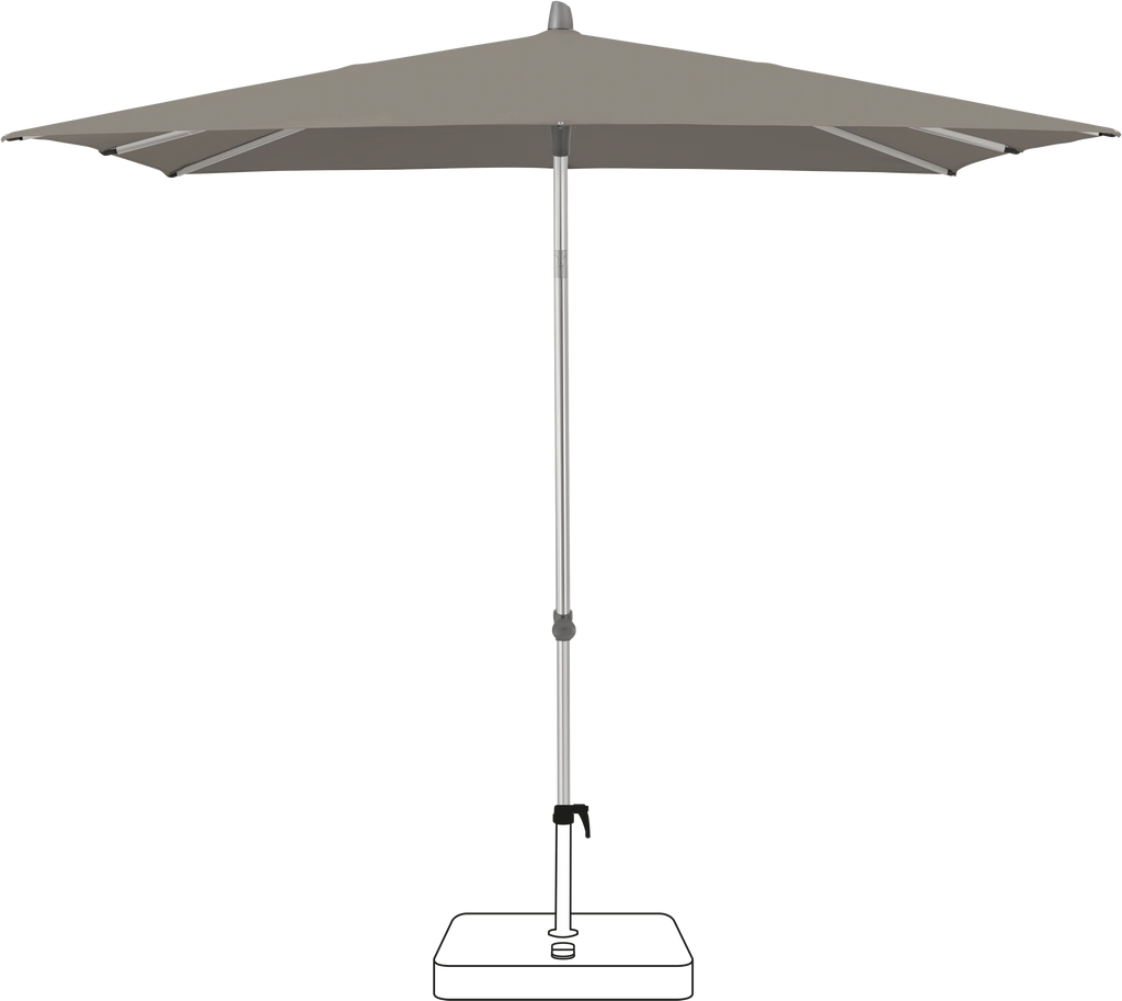 Glatz Smart Parasol 200 x 200 cm Anodised