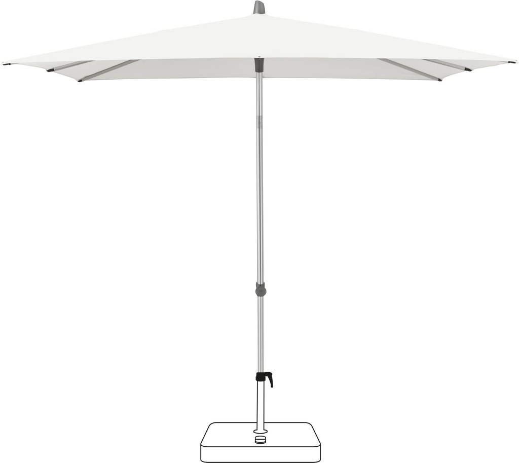 Glatz Smart Parasol 240 x 240 cm Anodised