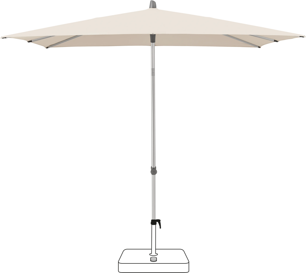 Glatz Smart Parasol 200 x 200 cm Anodised