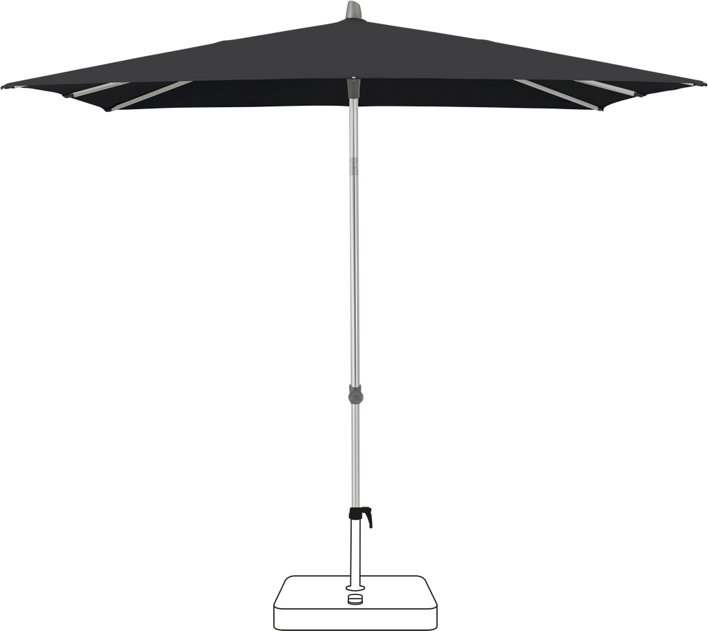 Glatz Smart Parasol 240 x 240 cm Anodised