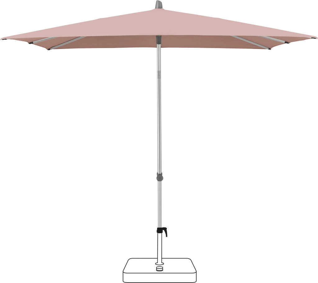 Glatz Smart Parasol 240 x 240 cm Anodised