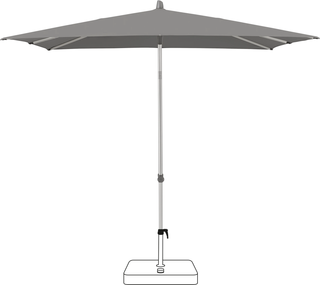 Glatz Smart Parasol 200 x 200 cm Anodised