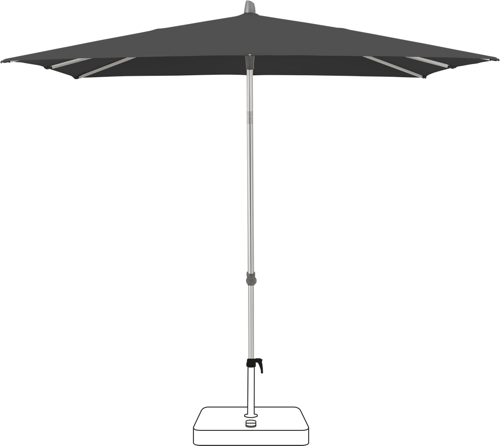 Glatz Smart Parasol 200 x 200 cm Anodised