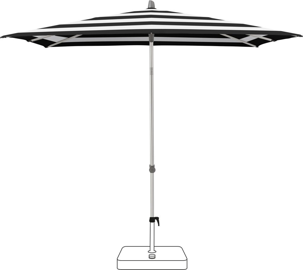 Glatz Smart Parasol 240 x 240 cm Anodised