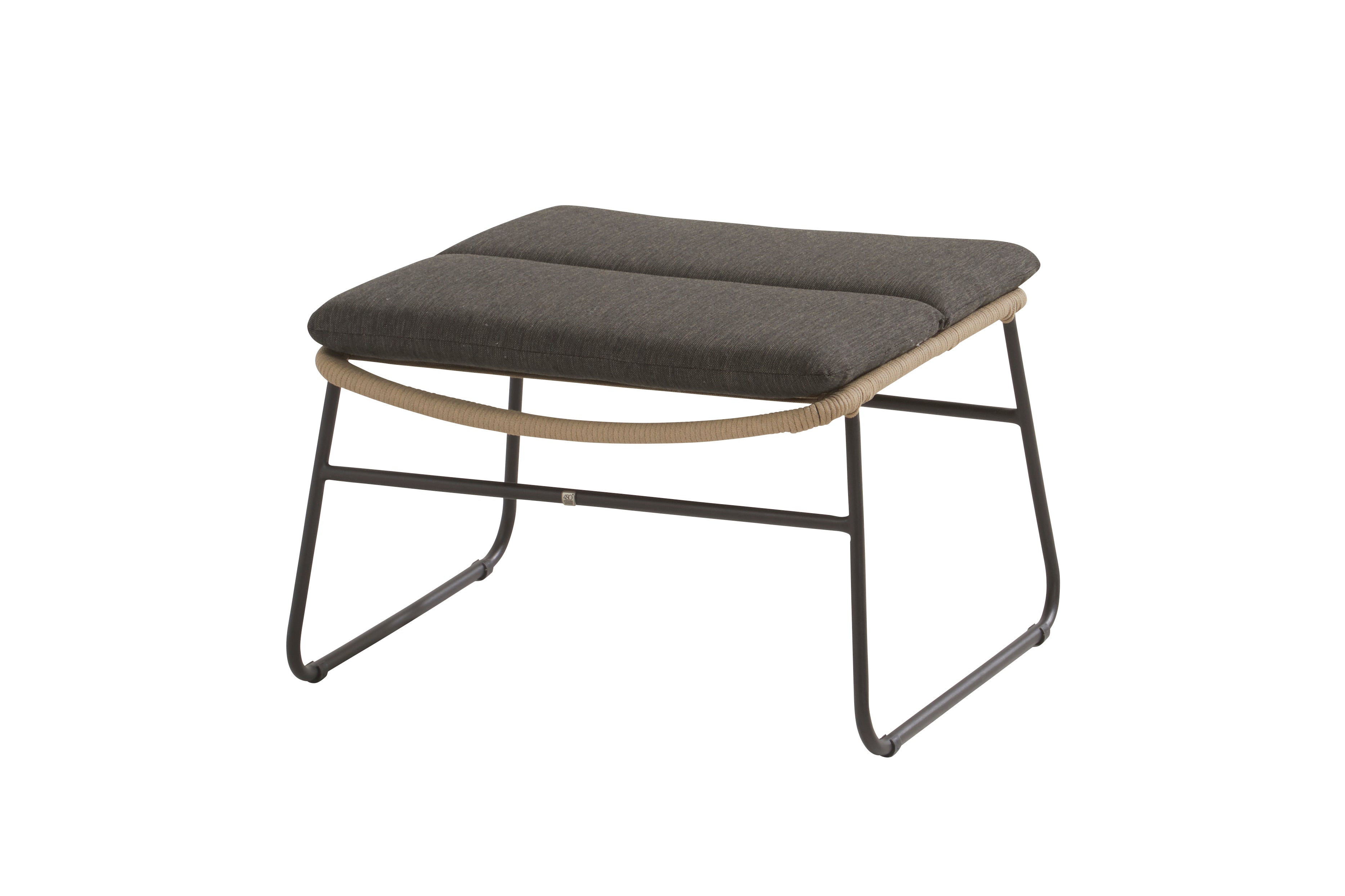 4 Seasons Outdoor Scandic Footstool With Cushion