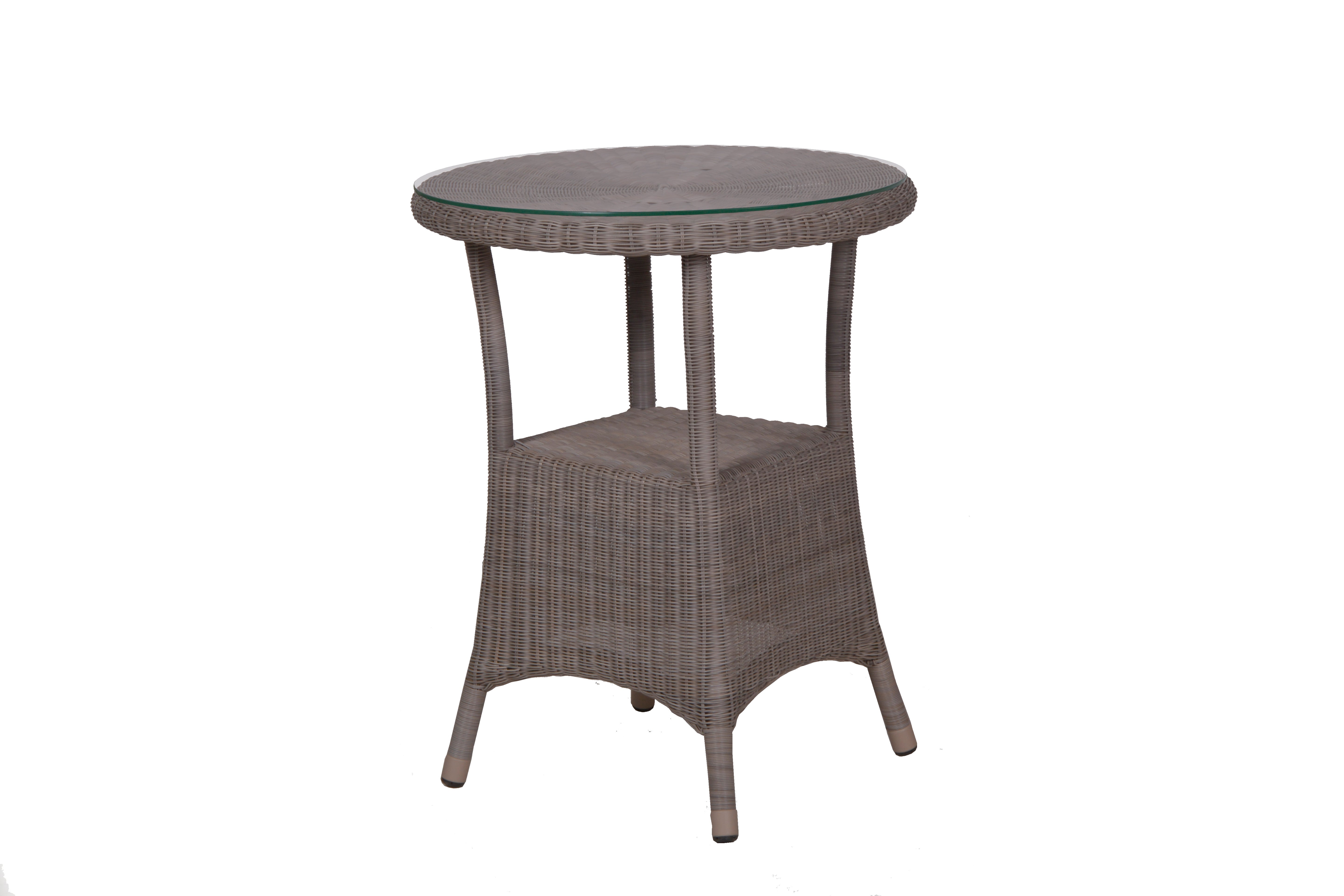 4 Seasons Outdoor Sussex Bistro Table 60cm Ø 72cm High+ Glass