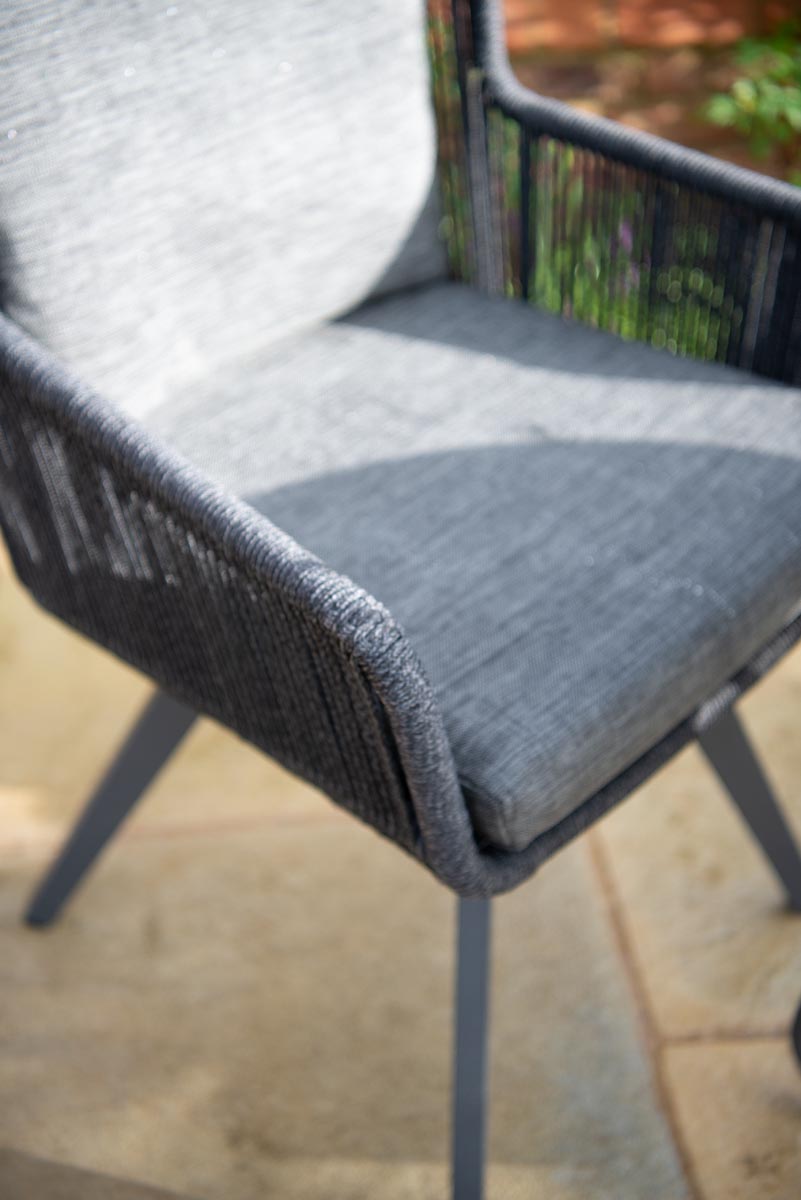 4 Seasons Outdoor Flores Dining Chair Alu Legs Anthracite (Packed In 2's)