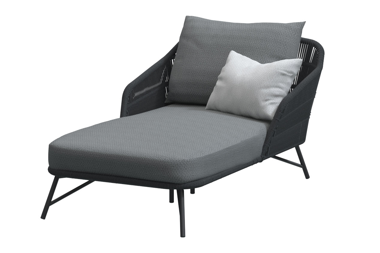 4 Seasons Outdoor Marbella Daybed Single With 3 Cushions