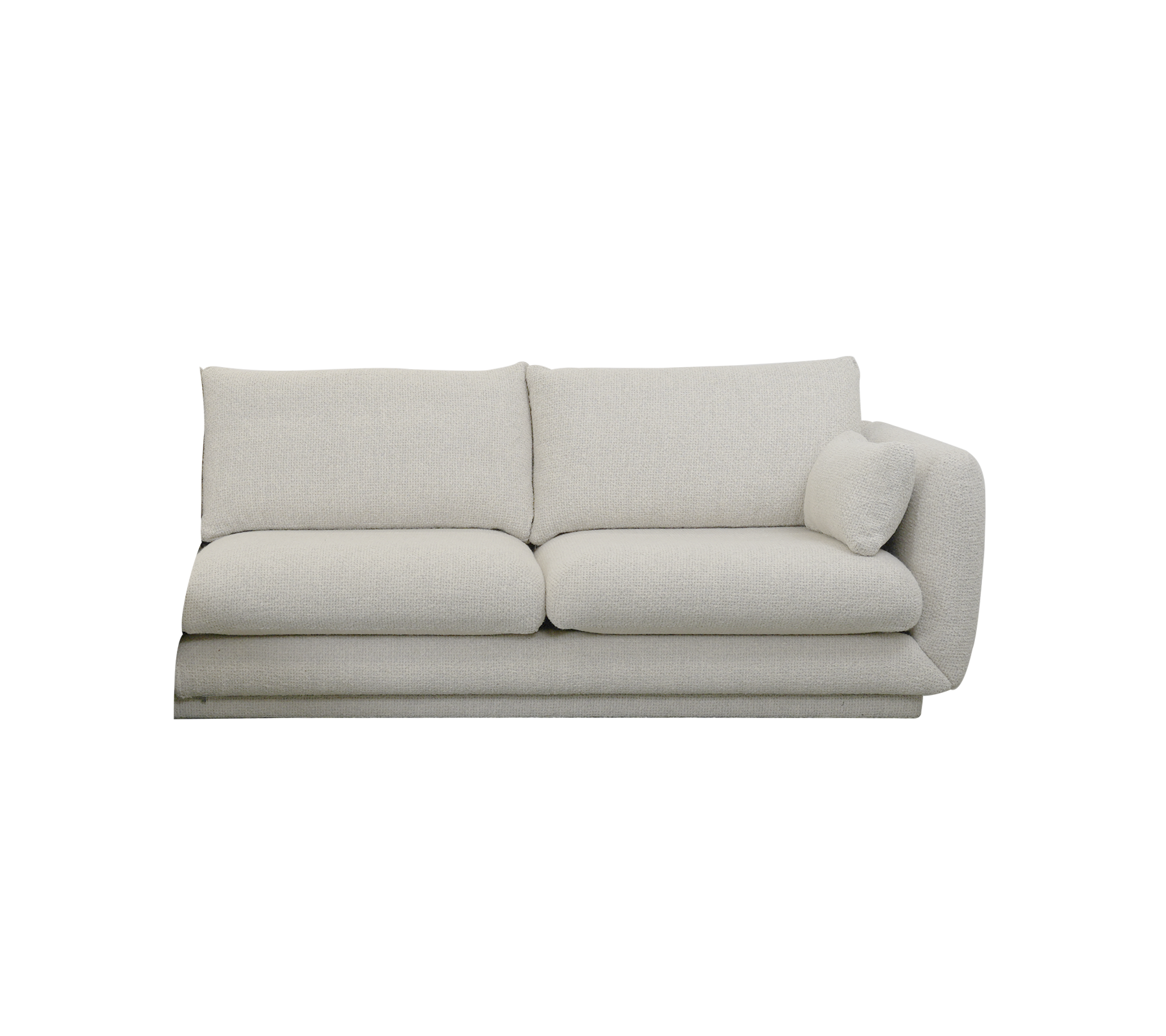 Cane-line Bloom 2-Seater Sofa Left Module with Plinth