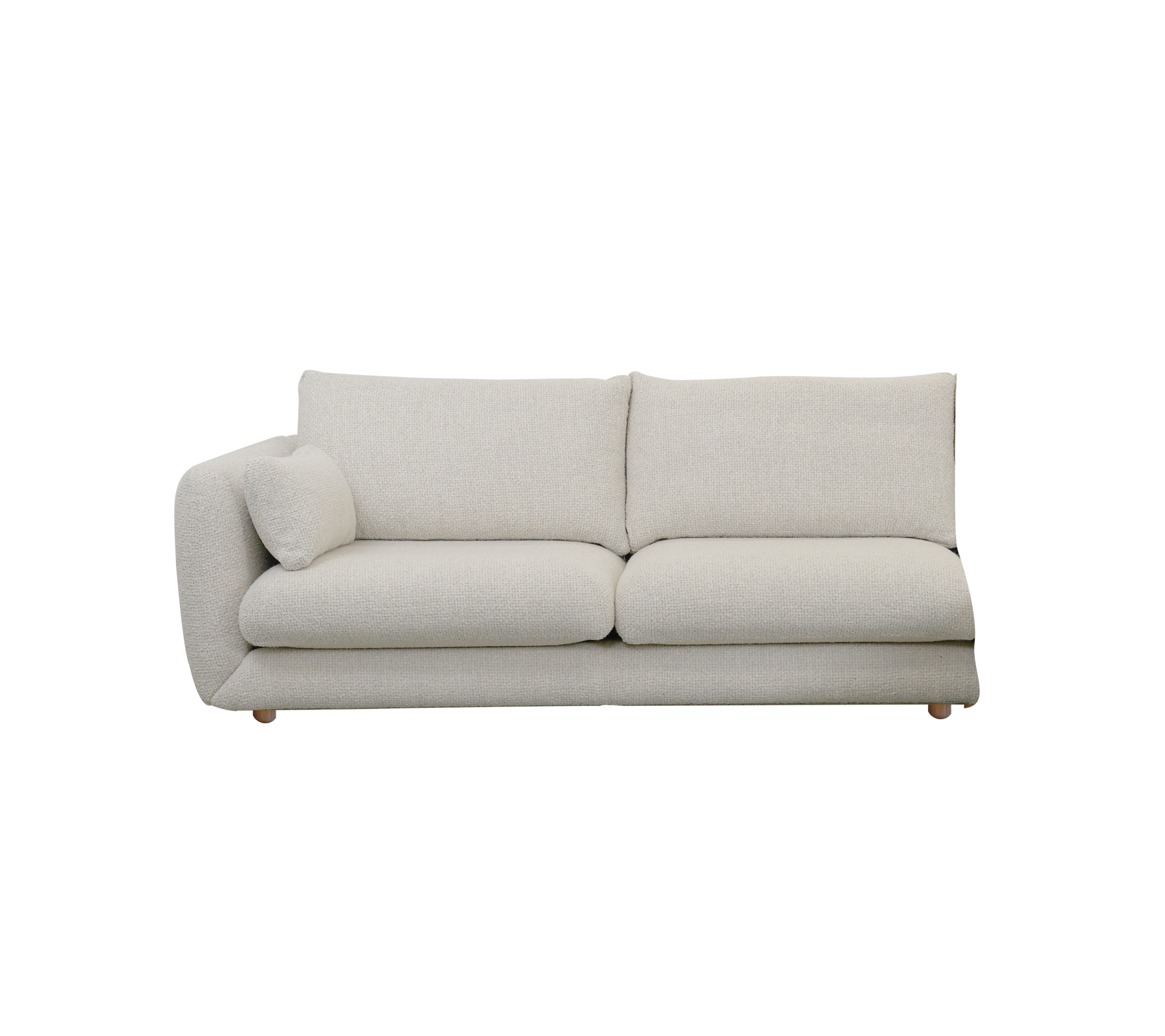 Cane-line Bloom 2-Seater Sofa Right Module With Teak Legs