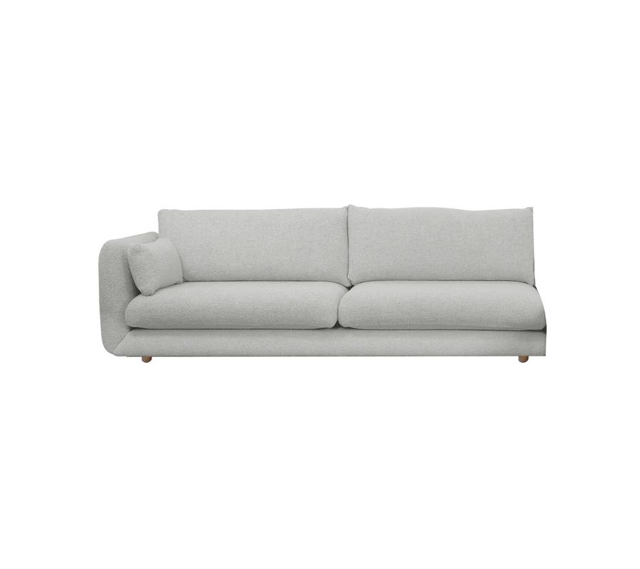 Cane-line Bloom 3-Seater Sofa Right Module with Teak Legs