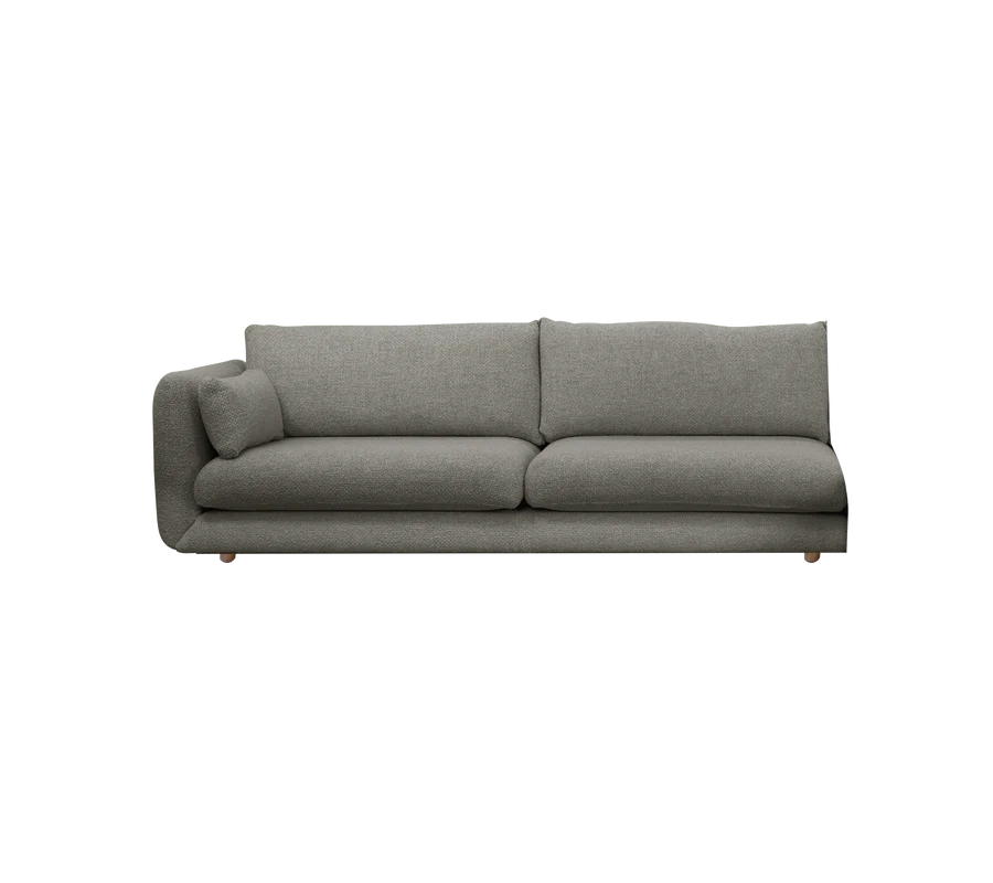 Cane-line Bloom 3-Seater Sofa Right Module with Teak Legs