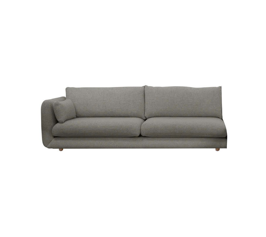 Cane-line Bloom 3-Seater Sofa Right Module with Teak Legs