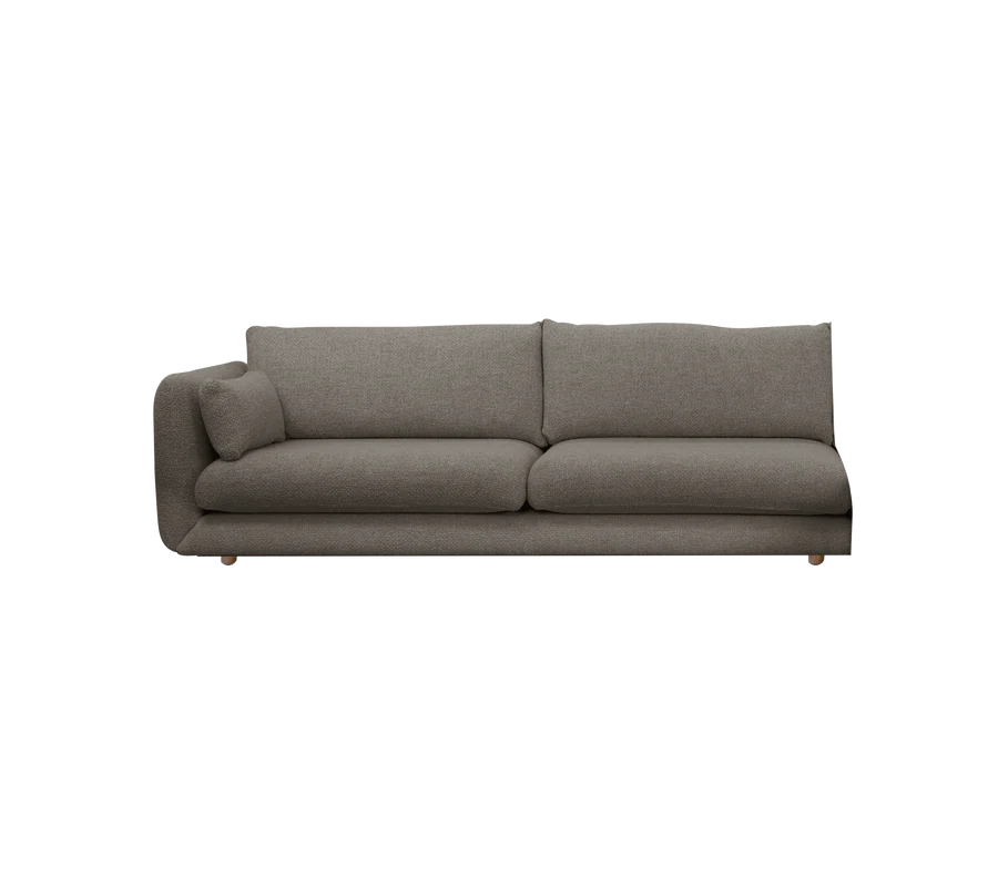 Cane-line Bloom 3-Seater Sofa Right Module with Teak Legs