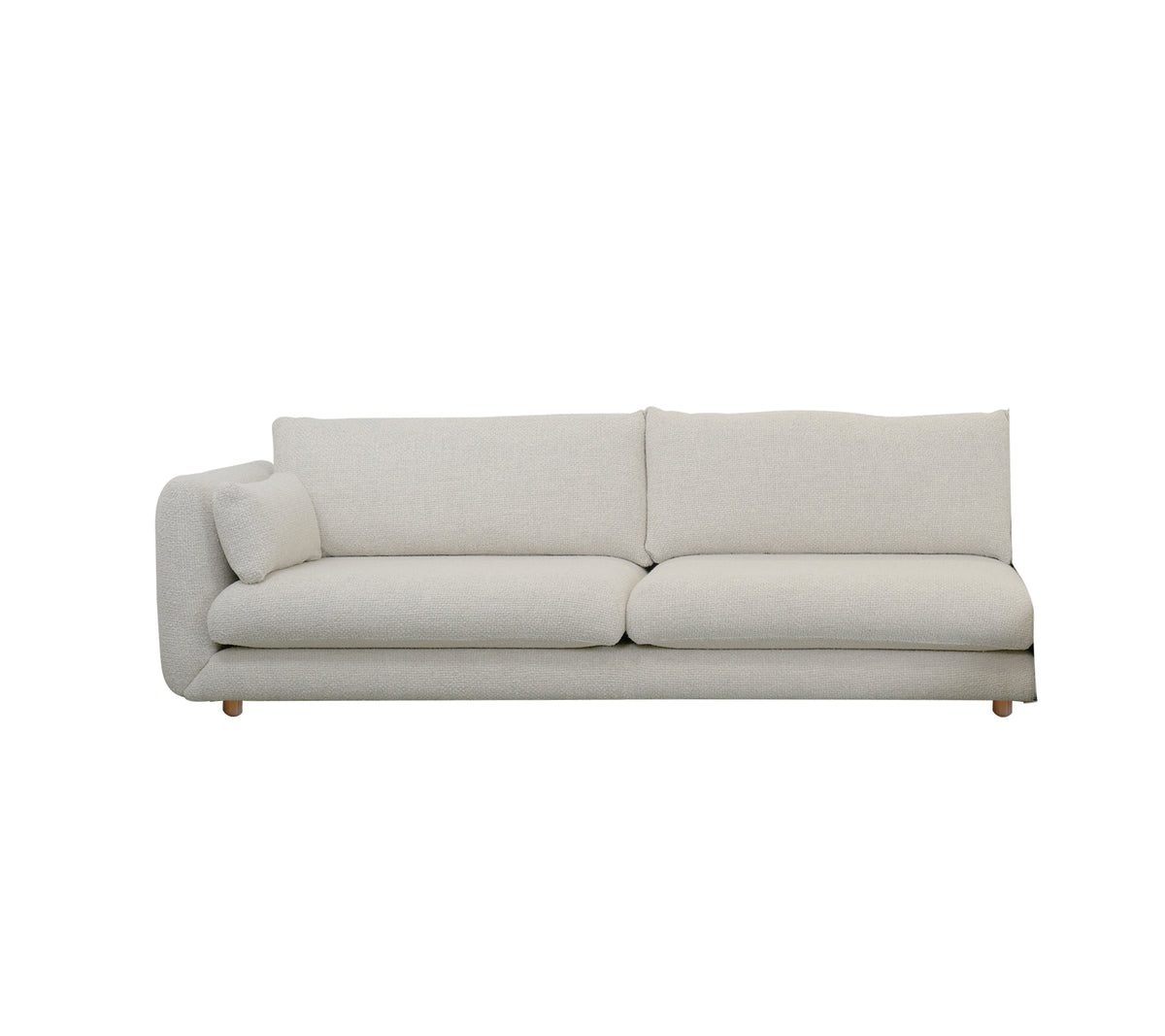 Cane-line Bloom 3-Seater Sofa Right Module with Teak Legs
