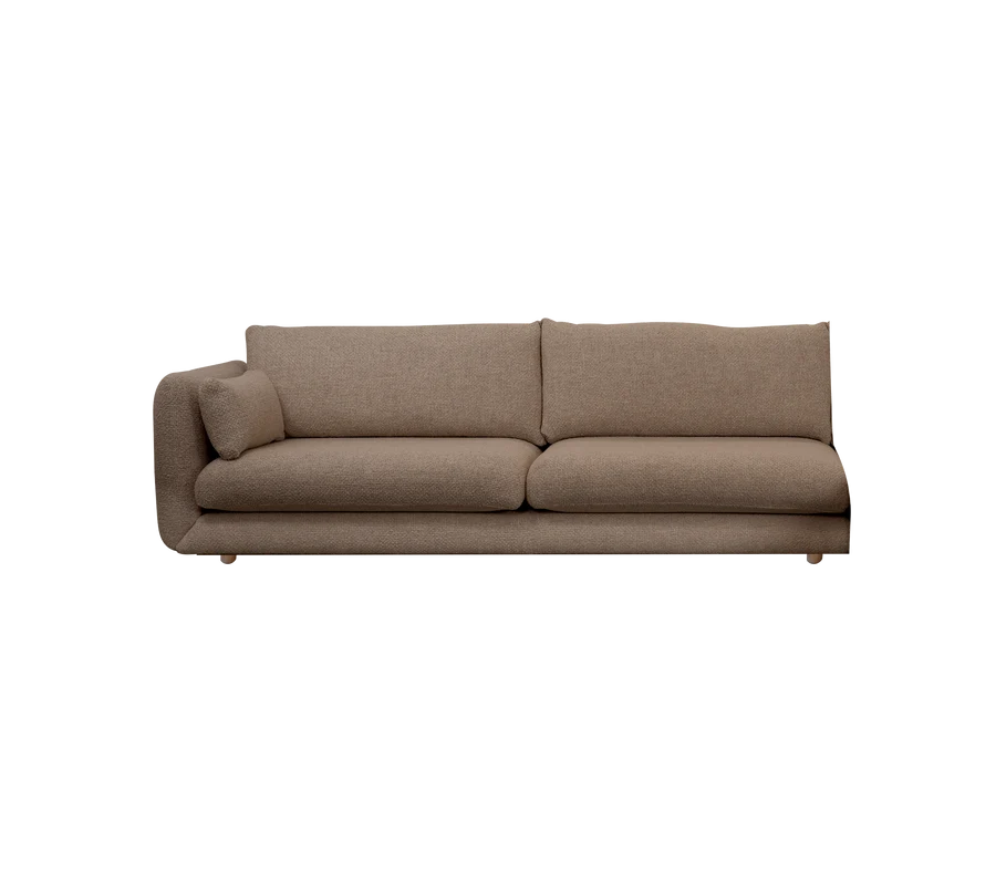Cane-line Bloom 3-Seater Sofa Right Module with Teak Legs