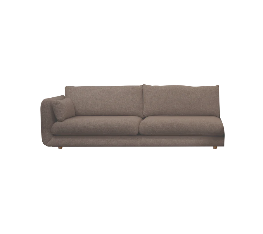 Cane-line Bloom 3-Seater Sofa Right Module with Teak Legs