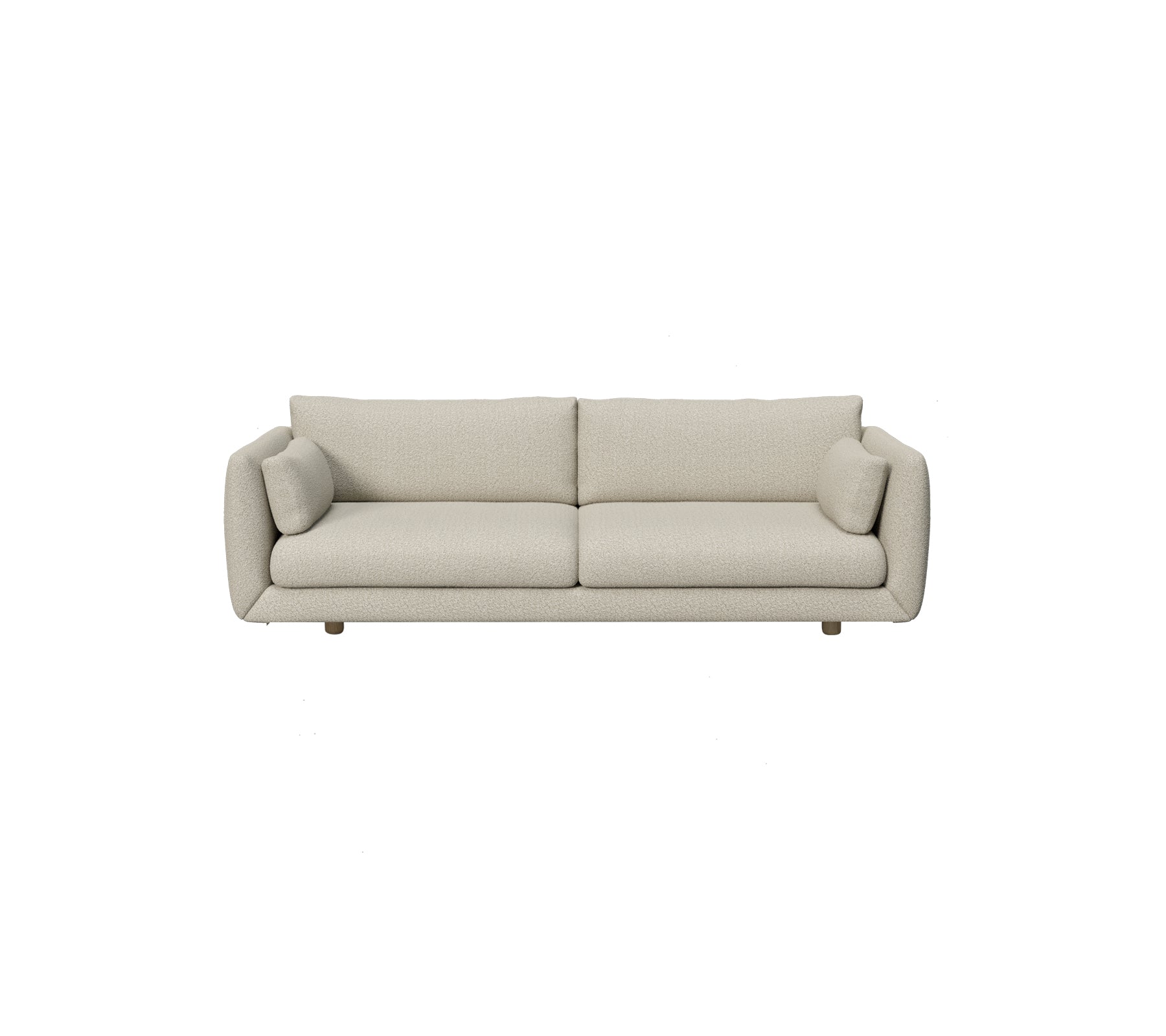 Cane-line Bloom 3-Seater Sofa with Teak Legs