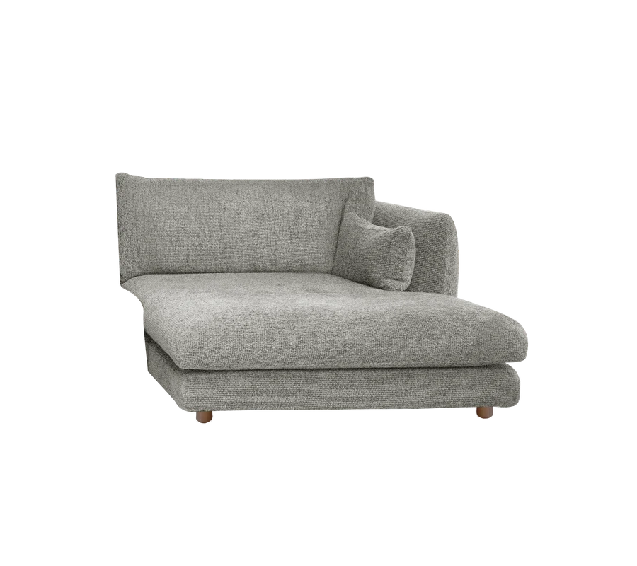 Cane-line Bloom Chaise Longue sofa module Left with Teak Legs