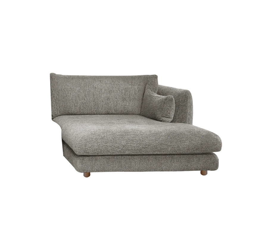 Cane-line Bloom Chaise Longue sofa module Left with Teak Legs