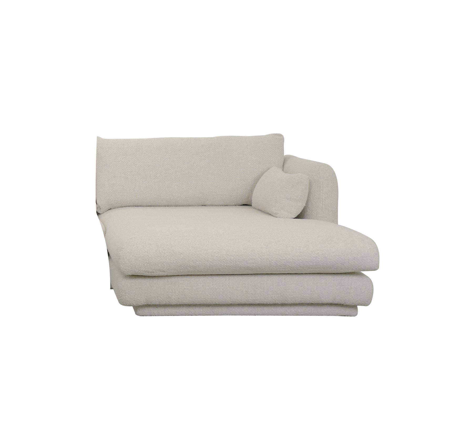Cane-line Bloom Chaise Lounge Left Module with Plinth