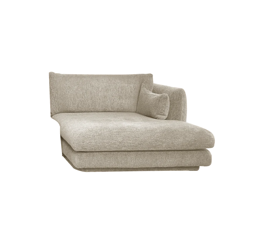 Cane-line Bloom Chaise Longue Sofa module Left/Right with Plinth