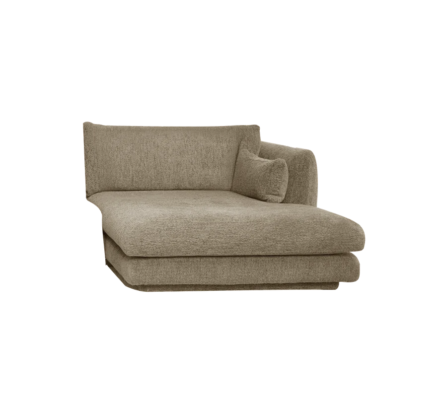 Cane-line Bloom Chaise Longue Sofa module Left/Right with Plinth