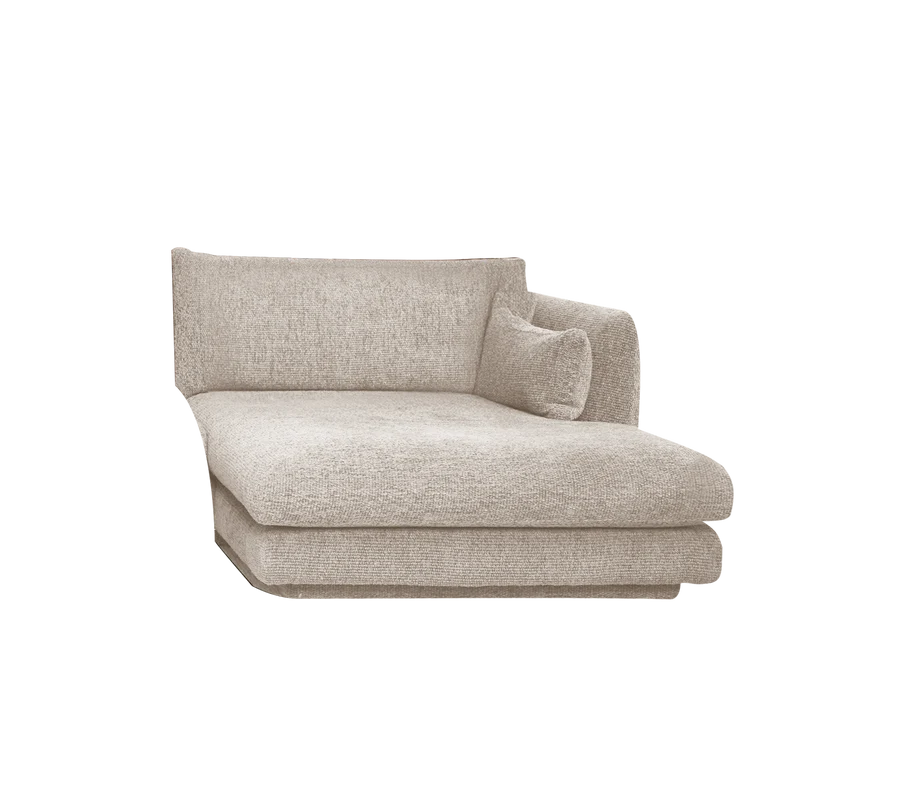 Cane-line Bloom Chaise Longue Sofa module Left/Right with Plinth
