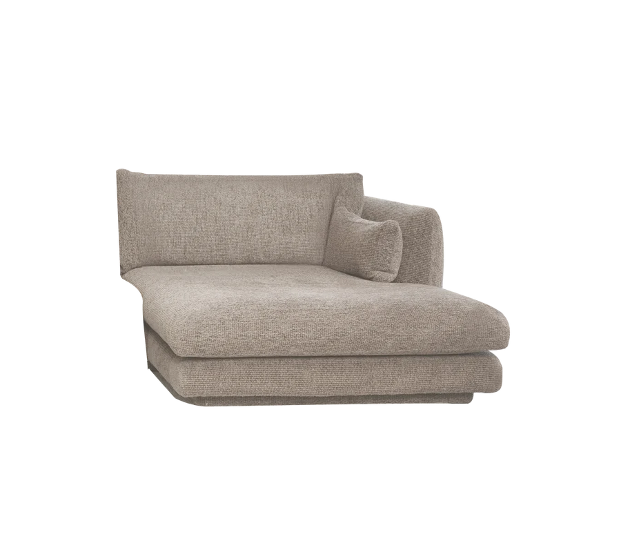 Cane-line Bloom Chaise Longue Sofa module Left/Right with Plinth