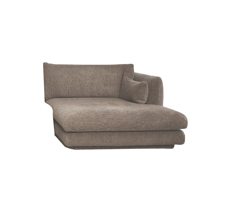Cane-line Bloom Chaise Longue Sofa module Left/Right with Plinth