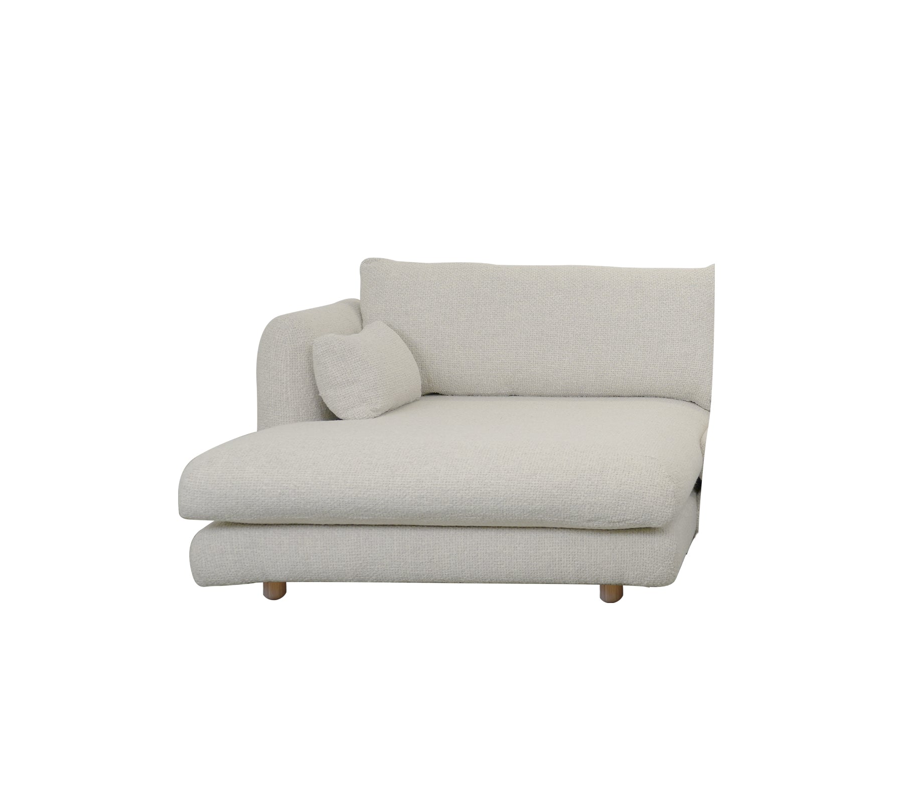Cane-line Bloom Chaise Lounge Right Module with Teak Legs
