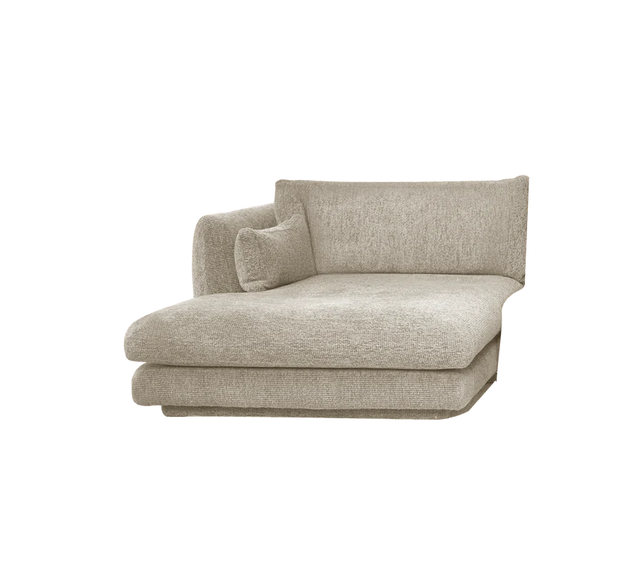 Cane-line Bloom Chaise Longue Sofa module Left/Right with Plinth