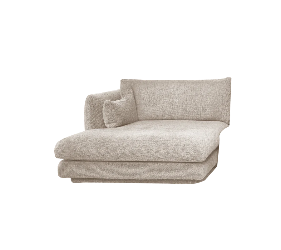 Cane-line Bloom Chaise Longue Sofa module Left/Right with Plinth