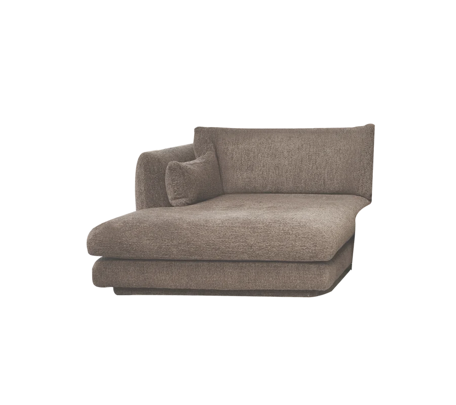 Cane-line Bloom Chaise Longue Sofa module Left/Right with Plinth