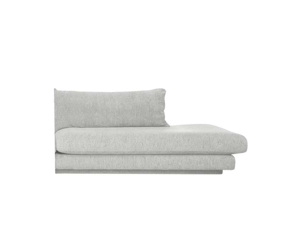 Cane-line Bloom Open-End sofa module left/right with plinth