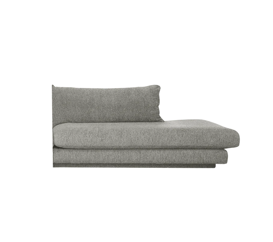 Cane-line Bloom Open-End sofa module left/right with plinth
