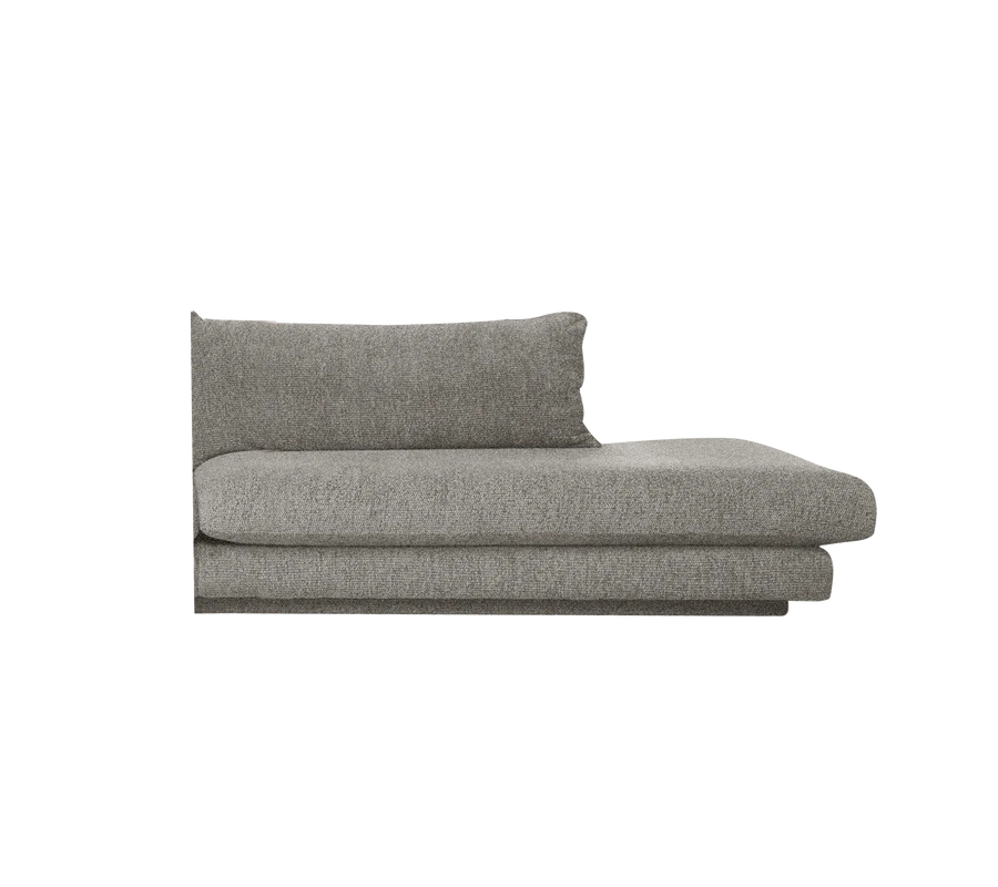 Cane-line Bloom Open-End sofa module left/right with plinth