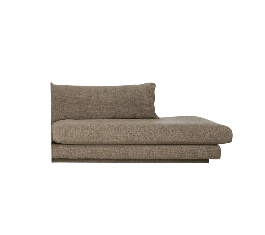 Cane-line Bloom Open-End sofa module left/right with plinth