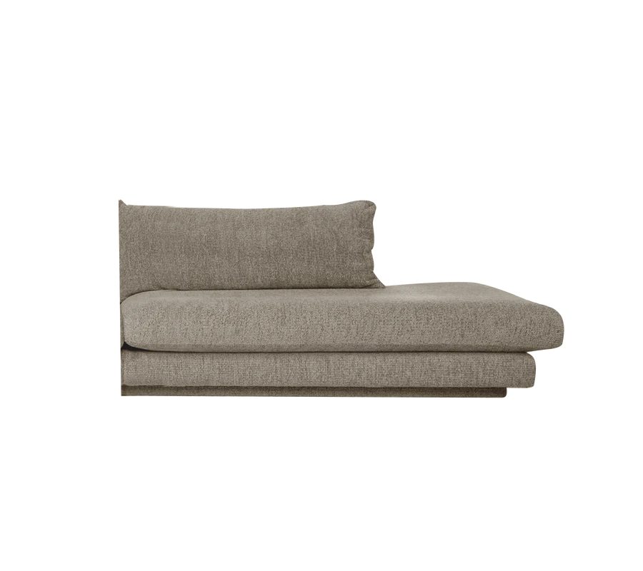 Cane-line Bloom Open-End sofa module left/right with plinth