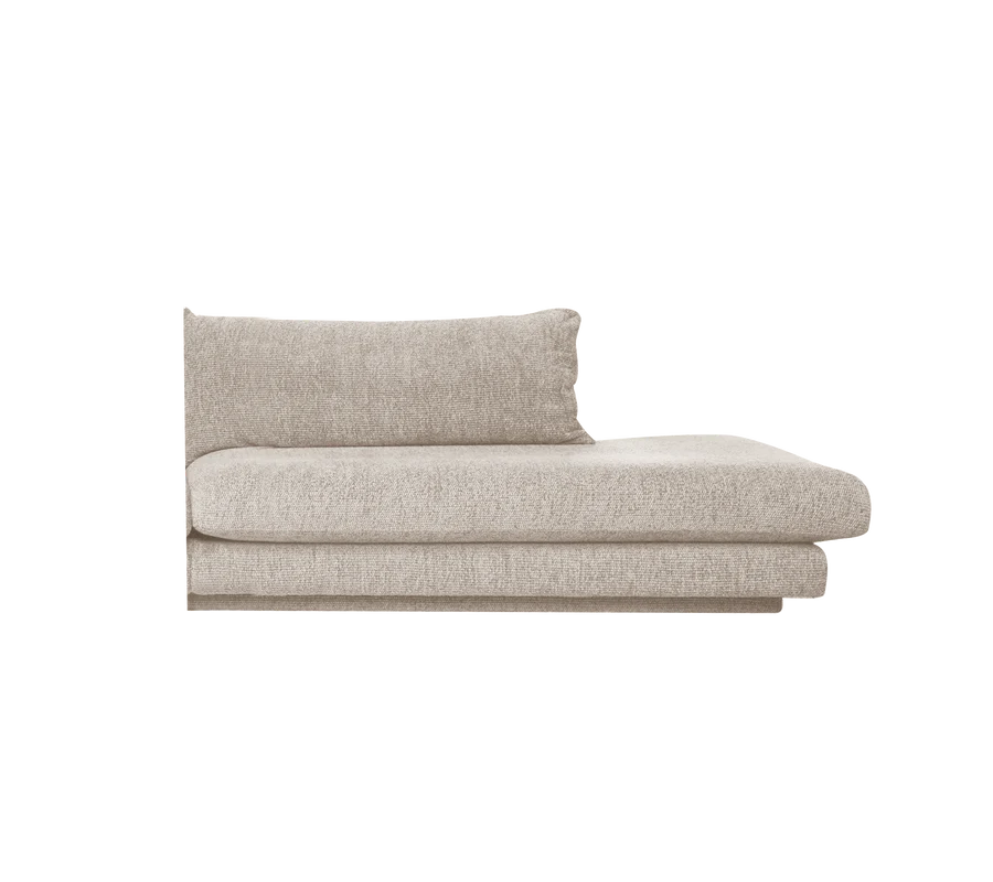 Cane-line Bloom Open-End sofa module left/right with plinth