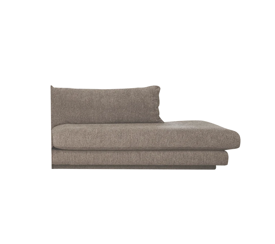 Cane-line Bloom Open-End sofa module left/right with plinth