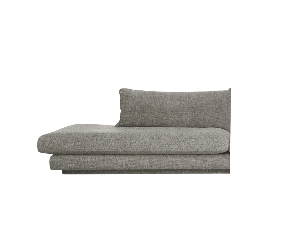 Cane-line Bloom Open-End sofa module left/right with plinth