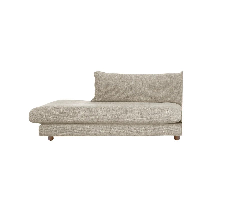 Cane-line Bloom Open-End sofa Module Right with Teak Legs