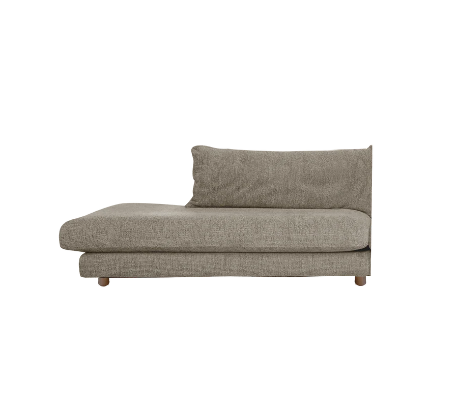 Cane-line Bloom Open-End sofa Module Right with Teak Legs