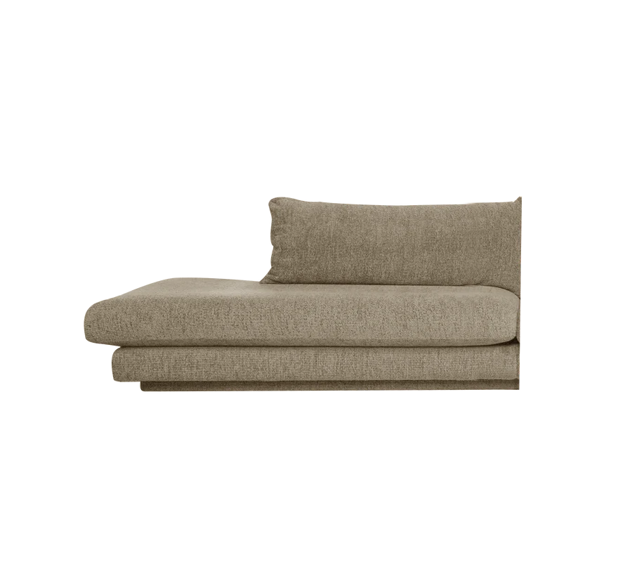 Cane-line Bloom Open-End sofa module left/right with plinth